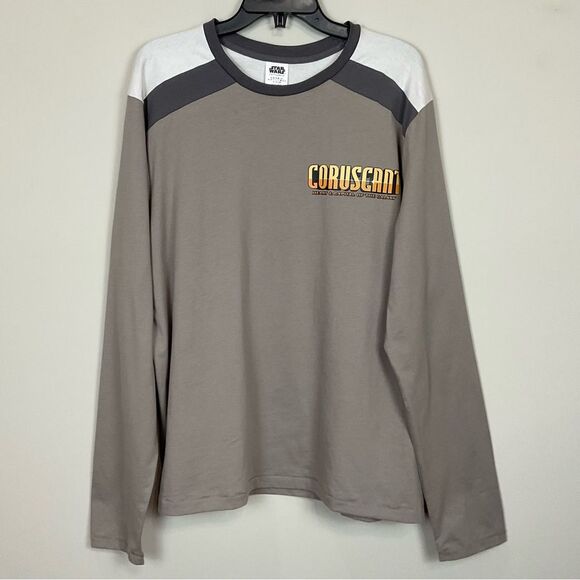 Star Wars Coruscant Tee Long Sleeve Disney Parks Galaxy's Edge Sz Lg New - Picture 3 of 10